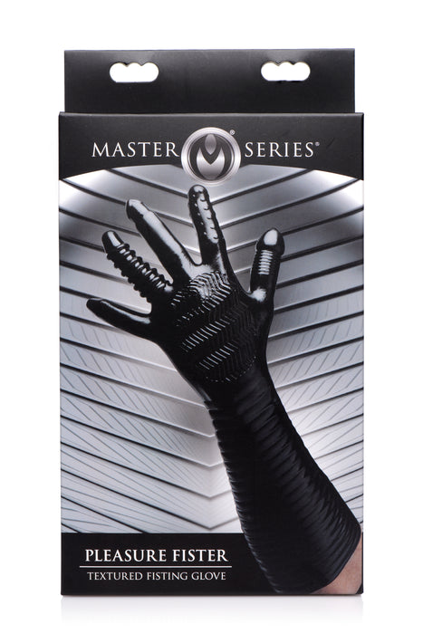 Gant Long Texturé Pleasure Fister Noir