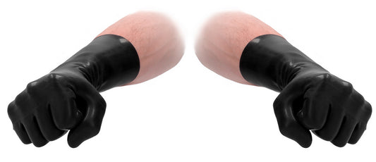 Gants en Latex Fist It Noirs