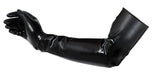 Gants longs en latex Tenue Bdsm Noirs