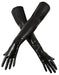Gants longs en latex Tenue Bdsm Noirs