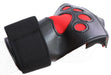 Gants Puppy Dog Paw Noir-Rouge