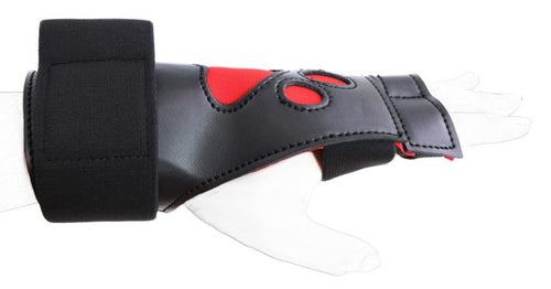 Gants Puppy Dog Paw Noir-Rouge