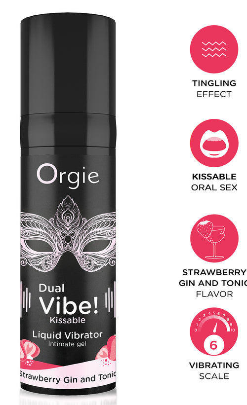 Gel Stimulant Dual vibe strawberry gin tonic 15ml