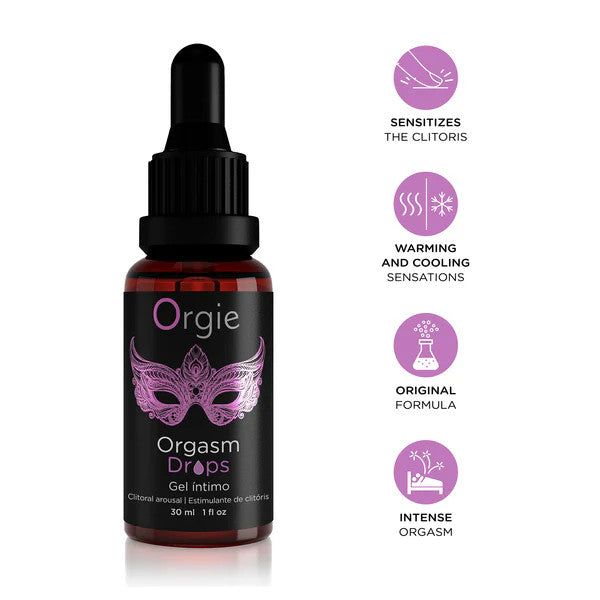 Gel stimulant pour Clitoris Orgasm Drops 30ml