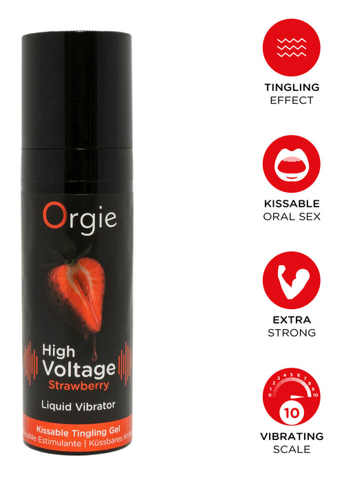 Gel vibrant High voltage Fraise 15ml