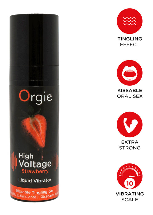 Gel vibrant High voltage Fraise 15ml