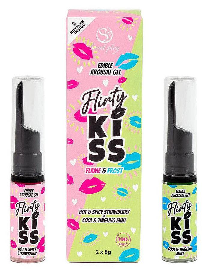 Gels de Fellation Flirty Kiss Fraise/Menthe 16ml