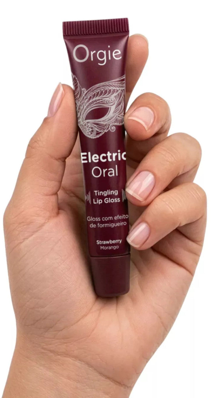 Gloss à lèvres picotant Electric Oral Fraise 10ml