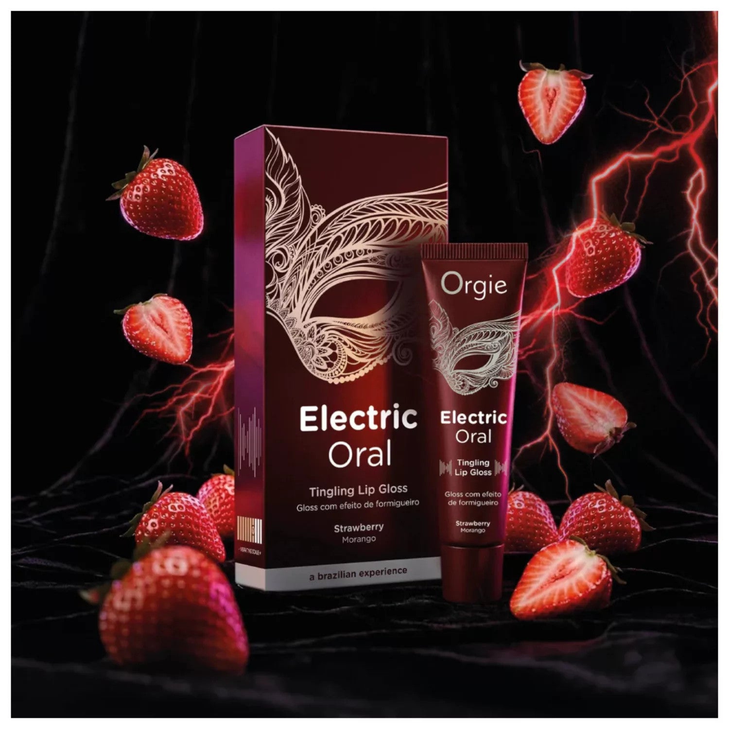 Gloss à lèvres picotant Electric Oral Fraise 10ml