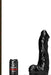 Gode ABS06 Bodybuilder All Black Steroïd 26 x 8cm