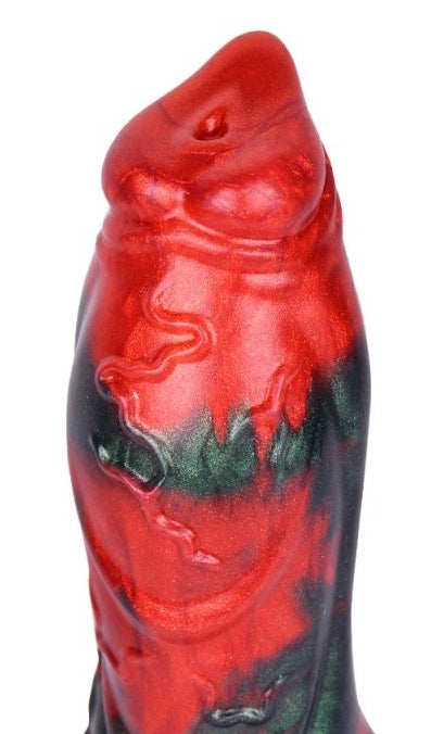 Gode AKORIX 17 x 6cm Noir et Rouge