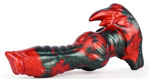 Gode AKORIX 17 x 6cm Noir et Rouge