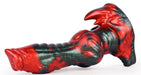 Gode AKORIX 17 x 6cm Noir et Rouge