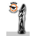 Gode anal Dinoo Liaoxiornis 20 x 6 cm Noir