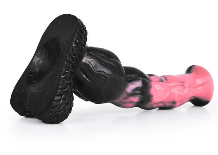 Gode Animal Arhulf 21 x 6cm Noir-Rose
