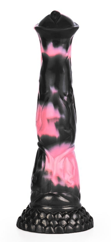 Gode Animal BODULF 25 x 6cm Noir-Rose
