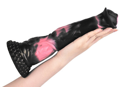 Gode Animal BODULF 25 x 6cm Noir-Rose