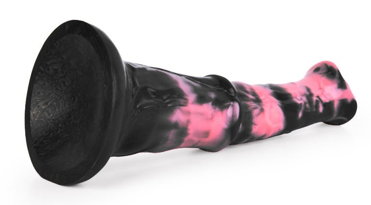 Gode Animal Exulf 26 x 6cm Noir-Rose