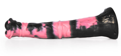 Gode Animal Ragulf 26 x 5.5cm Noir-Rose