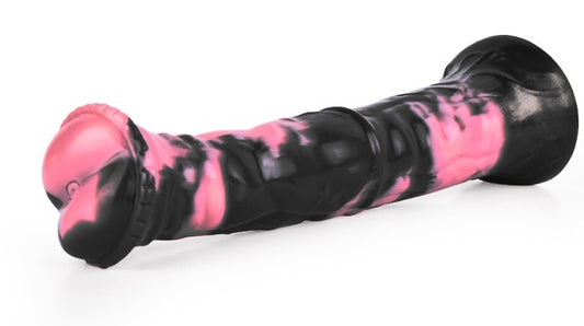 Gode Animal Ragulf 26 x 5.5cm Noir-Rose