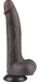 Gode avec Bourses Sliding Skin 17 x 4cm Noir