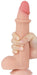 Gode avec Bourses Sliding Skin 17 x 4cm