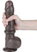 Gode avec Bourses Sliding Skin 18 x 4.7cm Noir