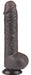 Gode avec Bourses Sliding Skin 18 x 4.7cm Noir