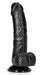 Gode Balls Curved RealRock 12.5 x 3.6cm Noir