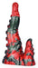 Gode Bukolix 16 x 5cm Noir et Rouge
