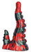 Gode Bukolix 16 x 5cm Noir et Rouge