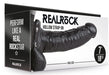 Gode ceinture creux Hollow Strap On RealRock 18 x 4.5cm Noir