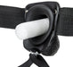 Gode ceinture creux Hollow Strap On RealRock 18 x 4.5cm Noir