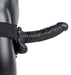 Gode ceinture creux Hollow Strap On RealRock 18 x 4.5cm Noir