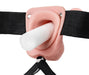 Gode ceinture creux Hollow Strap On RealRock 18 x 4.5cm