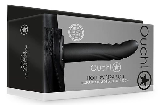Gode ceinture creux Hollow Strap Textured Curved 20 x 4cm
