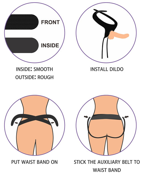 Gode ceinture Easy Strapon 12.5 x 4cm