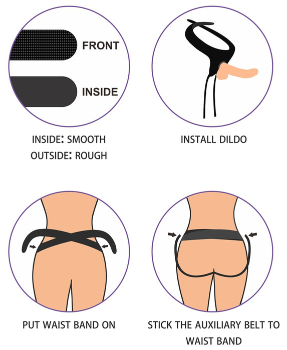 Gode ceinture Easy Strapon 17.5 x 5cm