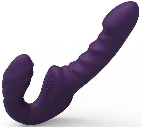 Gode Ceinture sans harnais vibrant Beautypurp 13 x 3.8cm