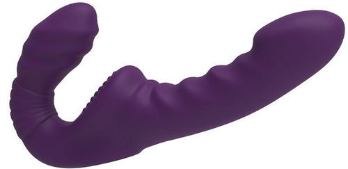 Gode Ceinture sans harnais vibrant Beautypurp 13 x 3.8cm