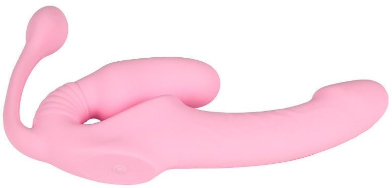 Gode Ceinture sans harnais vibrant Tripleasure 12 x 3.5cm
