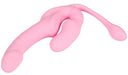Gode Ceinture sans harnais vibrant Tripleasure 12 x 3.5cm