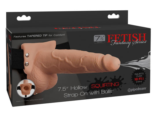 Gode ceinture Strap-On Squirting 17 x 5 cm