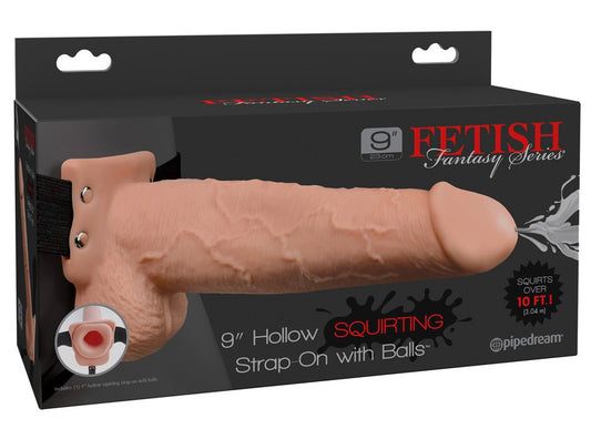 Gode ceinture Strap-On Squirting 20 x 5.5 cm