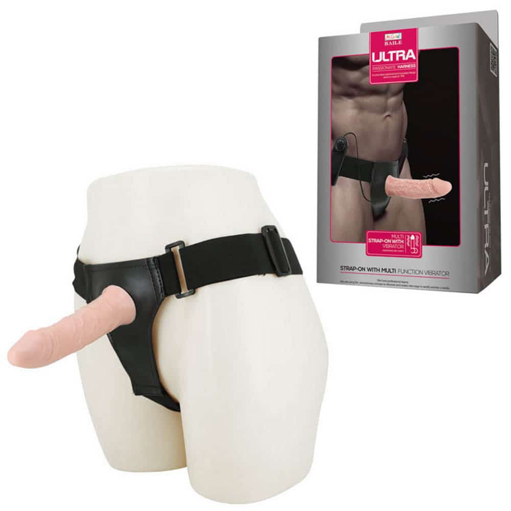 Gode ceinture vibrant 15 x 3.7 cm