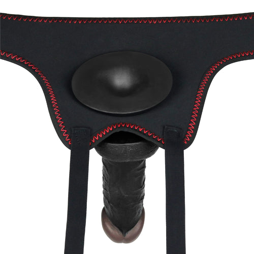 Gode Ceinture Vibrant Easy Strap-On 12 x 3.7 cm Marron
