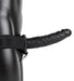 Gode ceinture vibrant Hollow Vibe RealRock 20 x 4.5cm Noir