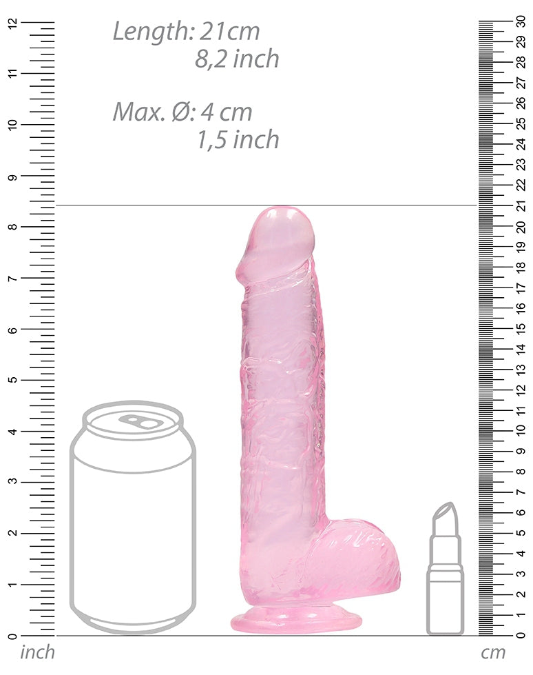 Gode Crystal Clear 16 x 4cm Rose