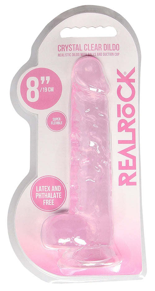 Gode Crystal Clear 16 x 4cm Rose