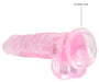 Gode Crystal Clear 16 x 4cm Rose